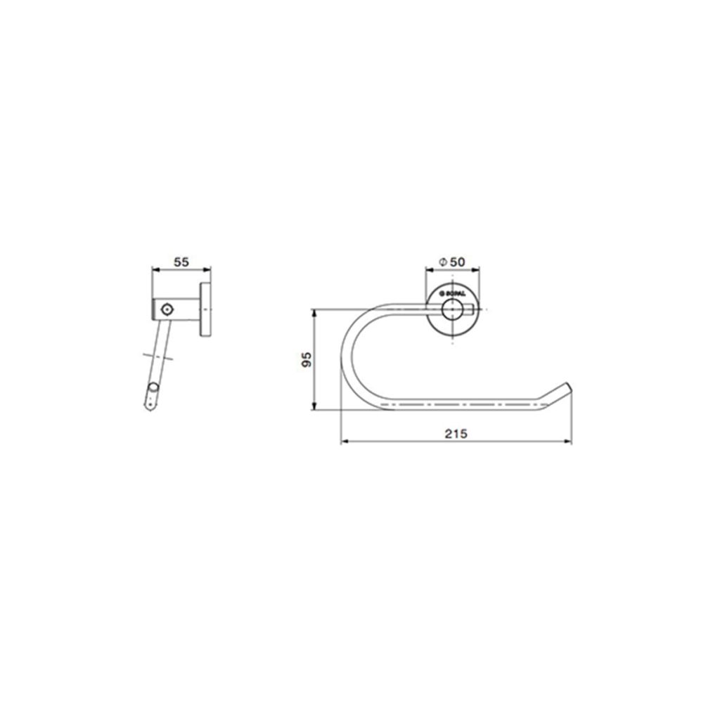 Porte essuie main simple Yasmine - SCPS.tn