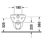 Fiche technique Cuvette suspendue Dune