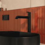 Mitigeur Vasque Long Noir Mat - Deante Silia