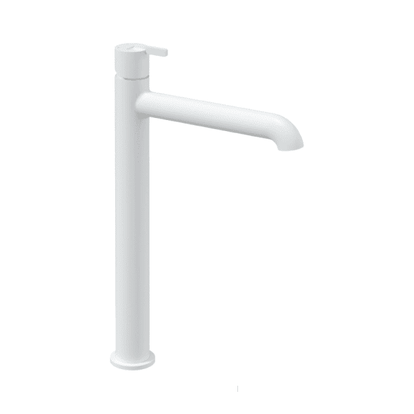 Mitigeur Vasque Long Blanc Mat - Deante Silia