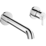 Mitigeur de lavabo encastré Deante Silia 208 mm sans bonde en chromé