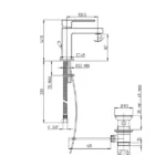 Mitigeur lavabo Como FT