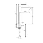 Mitigeur vasque long Como FT